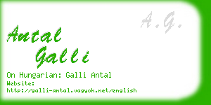 antal galli business card